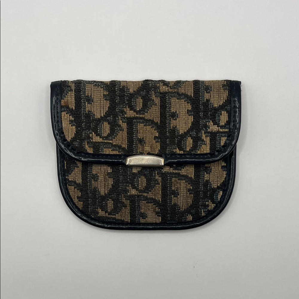 Vintage Dior Oblique Canvas Pouch